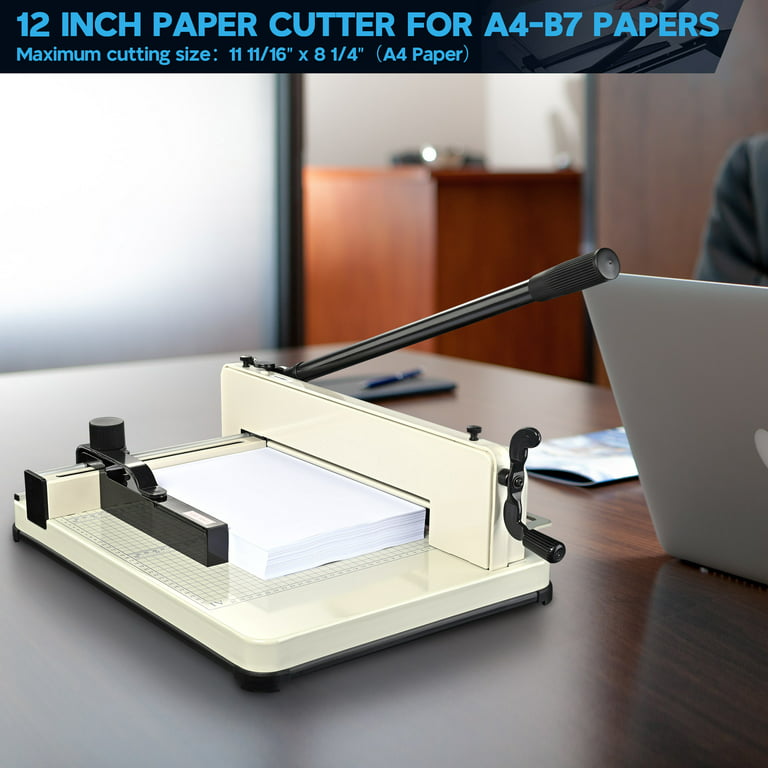 VEVOR Industrial Paper Cutter A3 Heavy Duty Paper Cutter 17 inch Paper Cutter Heavy Duty 500 Sheets Paper with Clear Cutting Guide for Offices