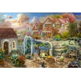 thumbnail image 2 of Boehme, Nicky 32x23 Gold Ornate Wood Framed with Double Matting Museum Art Print Titled - Backyard Retreat, 2 of 4