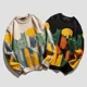 thumbnail image 5 of Suéter de punto para hombre, jersey de cuello redondo, ropa popular coreana para otoño e invierno, ofertas de ropa masculina 2024, 5 of 5