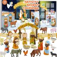 thumbnail image 4 of Calendario de Adviento de 24 días Calendario de Adviento de Navidad creativo conjunto de recuerdos de fiesta de Navidad, 4 of 8