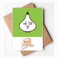 thumbnail image 1 of Garlic Insidous Lovely Little Face Thank You Cards Envelopes Blank Note, 1 of 3