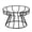 Black, variant on OADUKQ Pet Bowl Stand, Elevated Iron Pet Bowl Rack with Rounded Edges, Cats and Small Dogs at Home, White, 6.3 X 3.94 in