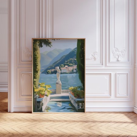 Italy Lake Como Print Wall Art Travel Poster, Italy Lake Como Europa, Italy Lover Gift, Size 8x12 UNFFRAMED F03.1.8l2247