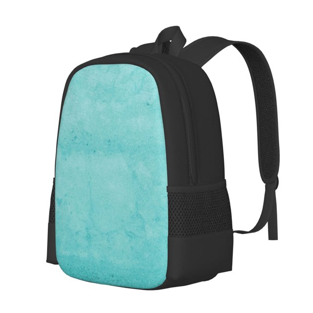 Disketp Blue And Turquoise Mochila Minimalista de Gran Capacidad, Mochila de Viaje para Escuela, Trabajo o Uso Diario