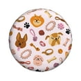 thumbnail image 2 of Balery Cute Dogtire Cover Waterproof Dust-Proof, Universal Spare Wheel Tire Cover For Trailer, Rv, Suv Truck And Vehicle Camper Accessories-16 Inch, 2 of 9