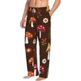 thumbnail image 2 of Balery Woodland Mushroom print Men's Pajama Pants,Ultra Lightweight Pjs,Lounge Pant-XX-Large, 2 of 9
