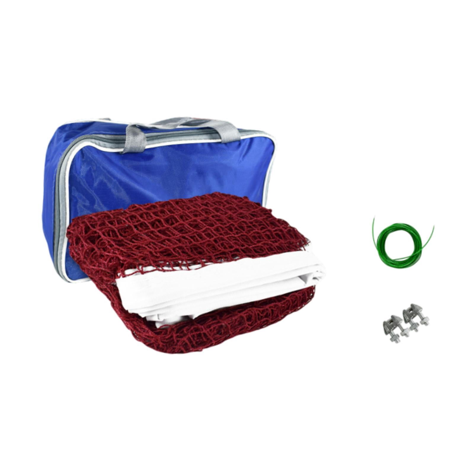 QccHieUs Badminton Net Only with Carrying Bag Professional Easy Setup Mesh Net Convenient 6.1m