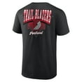 thumbnail image 3 of Men's Logo Athletic Black Portland Trail Blazers Never Over T-Shirt, 3 of 3