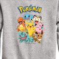 thumbnail image 3 of Pokémon - Pikachu and Friends - Youth Crewneck Fleece Sweatshirt, 3 of 5