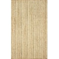 thumbnail image 2 of Ripaz Vogue Jute Rug Hand Woven Rectangle Beige Living Room Area Rug (3x5 Ft), 2 of 3