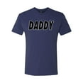 thumbnail image 2 of Wild Bobby, Classic Daddy Dad, Father's Day, Men Premium Tri Blend Tee, Vintage Navy, Medium, 2 of 4