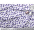 thumbnail image 2 of Soimoi Velvet Fabric Leaves & Floral Artistic Print Sewing Fabric Yard 58 Inch Wide, 2 of 5