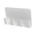 thumbnail image 4 of Maytalsory Phone Charging Holder Hook Socket Strong Sticky Stand Rack Bathroom Hanging Cell Phones Stand Rack Bathroom Hanging Shelf Hanger white 5Set, 4 of 6