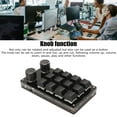 thumbnail image 4 of Mini Clavier à 12 Touches, Portable USB Mini Clavier Programmable à 12 Touches Multifonctions avec 2 Boutons, Interrupteur Bleu Clavier Mécanique à une Main pour les Jeux de Bureau, 4 of 8