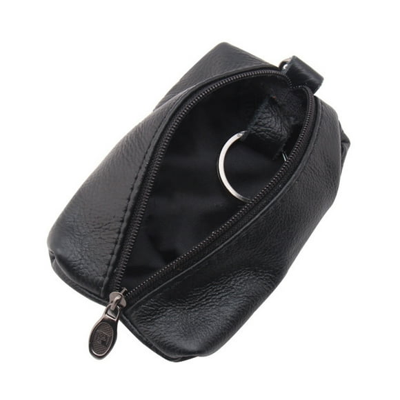 jovati Key Case for Car Keys Unisex Leather Key Case Wallet Pouch Bag Keychain Holder with Key Zipper