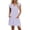 Purple, variant on Levmjia Women's Gingham Dress Summer Sleeveless V Neck Casual Shift Dress with Pockets Cute A Line above Knee Length Dress for Women Daily Vacation Beach Sundress