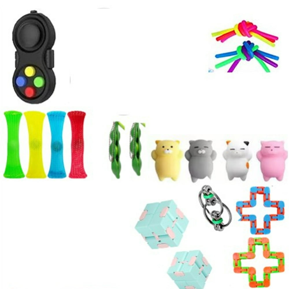 Fidget Toys 35Pcs Set,Simple Dimple Fidget Toy Packs Cheap,Push Pop Kill Time Tools for Kids and
