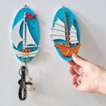 thumbnail image 5 of Gancho Mediterráneo para Colgar en la Pared, Perchero para Ropa, Decoración de Pared para la Entrada de la Tienda, Gancho para Llaves de Pared, 5 of 5