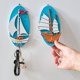thumbnail image 5 of Gancho Mediterráneo para Colgar en la Pared, Perchero para Ropa, Decoración de Pared para la Entrada de la Tienda, Gancho para Llaves de Pared, 5 of 5