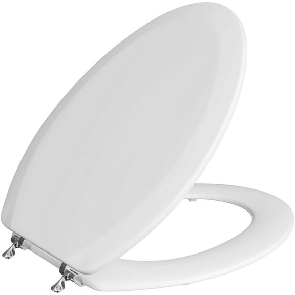 Jones Stephens C014wd00ch Deluxe Molded Wood Cl Chr Hinge Wht El - White