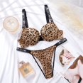 thumbnail image 1 of Conjunto De Sujetador Ajustable Rhinestone Ropa Interior Reunir Sexy Brillante Transpirable Sujetador Push Up Para Mujer Con Estampado De Letras Lencería V，lencería sexy para mujerpangjing, 1 of 4