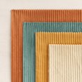 thumbnail image 3 of Decorative Throw Pillow Covers Cushion Cases, Set of 4 Soft Velvet Modern Double-Sided Designs, Mix and Match for Boho Farmhouse Fall Home Decor (18x18 inch, Orange/Teal), 3 of 7
