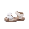 thumbnail image 4 of Favoffer Back to School Girls Summer New Middle and Big Children Princess Shoes Bow Open Toe Rhinestone Beach Sandals, 4 of 5