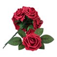 thumbnail image 3 of UBesGoo Artificial Flowers 50pcs Real Looking Fake Roses Stem, 3 of 4