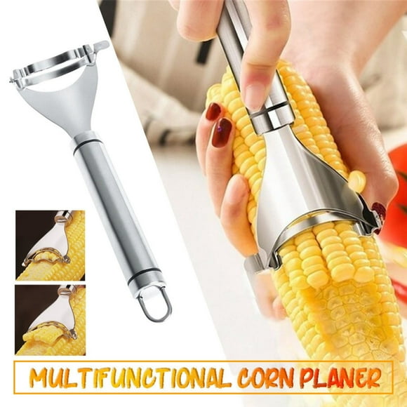 EGNMCR Kitchen Utensils & Gadgets Corn Peeler Stainless Steel Planing Corn Thresher Corn Cutter Kitchen Gadgets 2pcs Fruit peeler