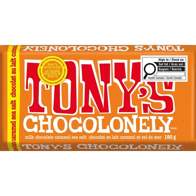 Tony's Chocolonely chocolat au lait caramel au sel de mer