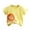 Yellow_1, variant on HVOBTTY Summer Toddler Kid's Short Sleeve Crew Neck T-Shirt Print Soft Cotton Comfortable Lightweight Daily Wear Top