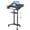 Black, variant on BONTEC Lecterns & Podiums Portable Mobile Standing Laptop Desk, Height Adjustable, Sit Stand, Home Office Classroom Pulpit Stand Up Desk Workstation, Rolling Table Laptop Cart with Storage Tray