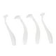 thumbnail image 4 of 50 señuelos de pesca de plástico blando de 5 cm con forma de T, cebos tipo gusano, accesorios para pesca, color blanco perla, 4 of 14