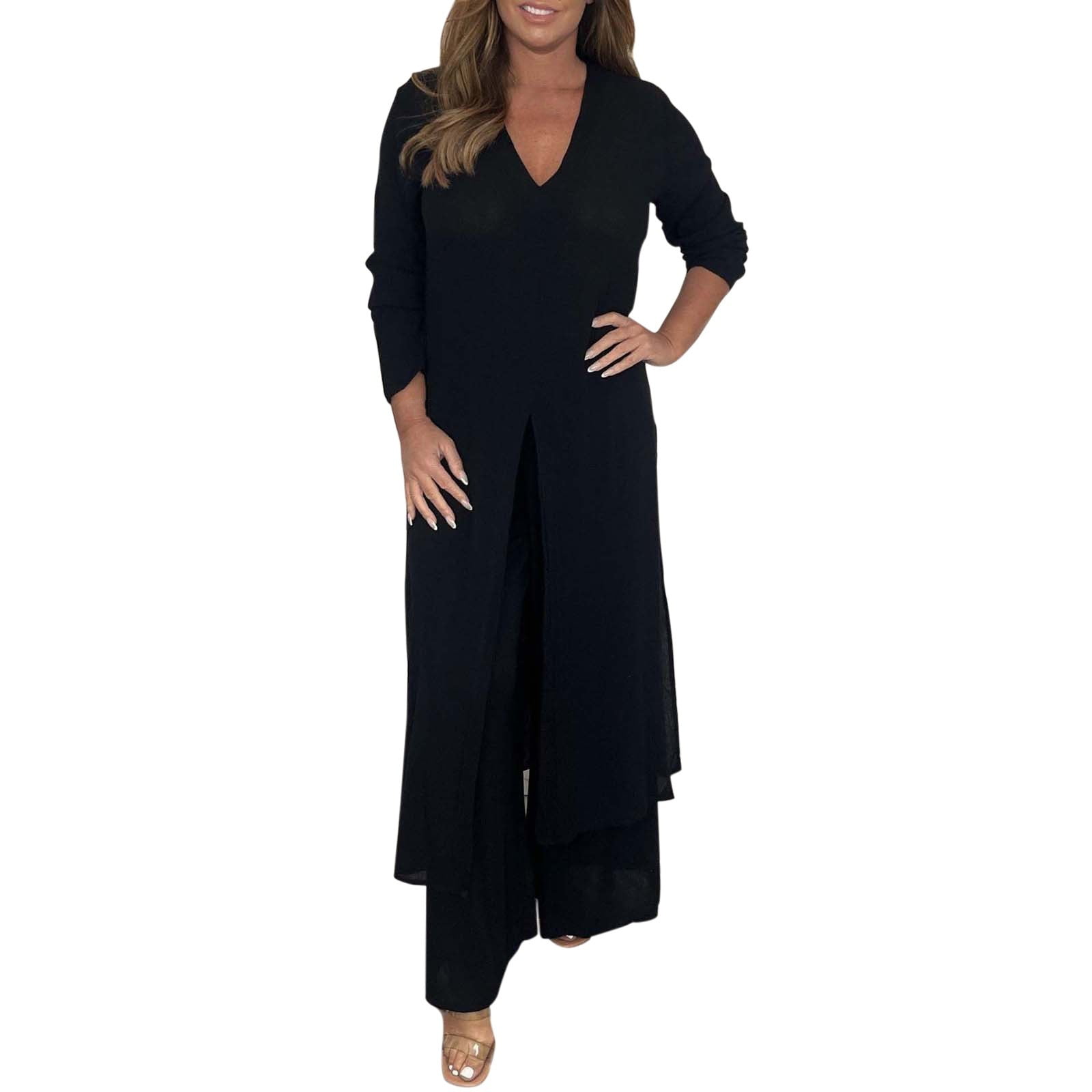 Ladies Casual Fashion Chiffon Plus Size Rompers and Jumpsuits for