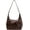 Coffee, variant on CoCopeaunt Fashion Faux PU Leather Shoulder Bag for Women Girls Trendy Hobo Tote Handbag