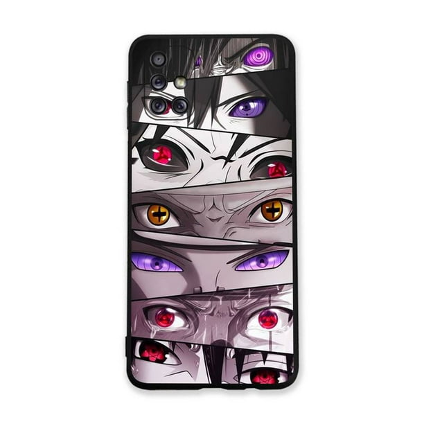 Anime Naruto Itachi Uchiha Sasuke Kakashi Eyes Phone Case For Samsung Galaxy Note 20 Ultra 7 8 9 10 Plus lite M31S M30S M51 M21For Galaxy Note 8 Gao Jinjia LED