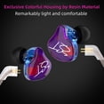 thumbnail image 4 of Auriculares intraurales KZ ZST Colorful Hybrid 1BA+1DD con cancelación de ruido, 4 of 6