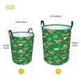 thumbnail image 2 of Lsque Leopard Print pattern Laundry Hamper Basket, Tall Woven Rope Hamper Basket for Clothes, Lightweight Storage Basket, Collapsible Waterproof-Medium, 2 of 8
