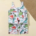 thumbnail image 5 of URMAGIC Kids Boys Girls Floatation Swimsuit with Adjustable Buoyancy Baby Float Suit Swim Vest One Piece Swimwear Bathing Suit 2-9 Years, 5 of 7