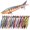 B, variant on BQLQBQLQ Fishing Lures 8Segments Fish Bass Minnow Swimbait Crank Baits Tackle Hook