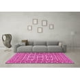 thumbnail image 3 of Ahgly Company Indoor Round Southwestern Pink Country Area Rugs, 8' Round, 3 of 4