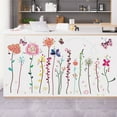 thumbnail image 7 of pdqouc Colorful Wall Decors for Room Makeup Wall Decorations Stickers Teenage Girls Bedroom Wall Decals Spring Summer Garden Flowers Wall Art Stickers, 7 of 7