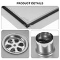 PATKAW Shower Floor Drain Strainer Square Shower Drain Tile Insert