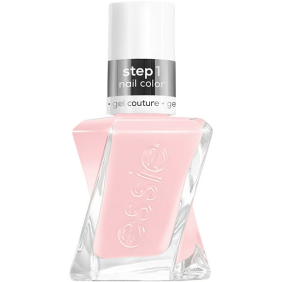 gel couture by essie gel-like nail polish, vegan, pink, sheer fantasy, 0.46 fl oz