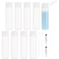 thumbnail image 1 of czcpp-10 Pack 18ml 0.6oz Plastic Squeeze Flip Cap Bottle Refillable Sample Travel Bottles for Makeup Cosmetic Toiletries Liquid, 1 of 4