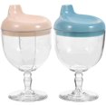 thumbnail image 1 of 2Pcs Small Wine Sippy Cup Baby Trainer Cup Baby Goblet Cup Milk Juice Cup Drinking Cup, 1 of 4