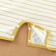 thumbnail image 6 of Fengactive Unisex 0-18M Baby Sleeveless Short Romper Stripe Contrast Button Henley Neck Breathable Cotton Summer Infant Tank Bodysuit Onesie, 6 of 6