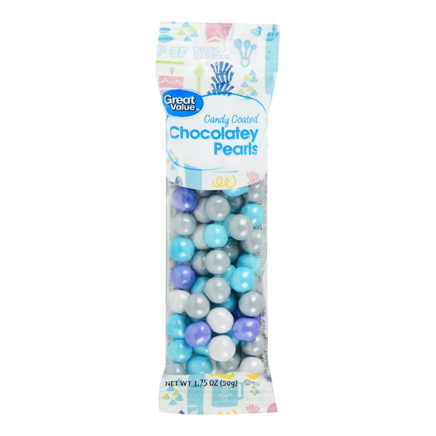 Great Value Candy Coated Chocolatey Pearls, 1.75 oz
