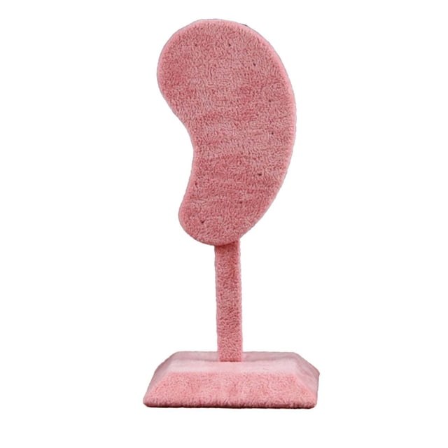 pitrice Earring Display Stand Muti-purpose Ear-Shape Organizer Holder Bedroom Decor pink