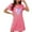 Hot Pink, variant on Sakmal Love Moomoo Nightgownss Women Lightweight Short Sleeve Valentines Loungewear Heart Print Short Nightgowns for Women L